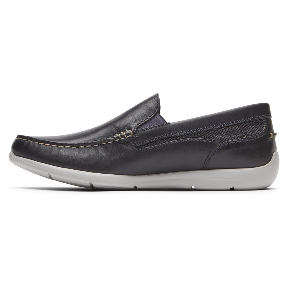 Sapato Vela Rockport Homem Azul Marinho - Cullen Venetian - 28961TFIV